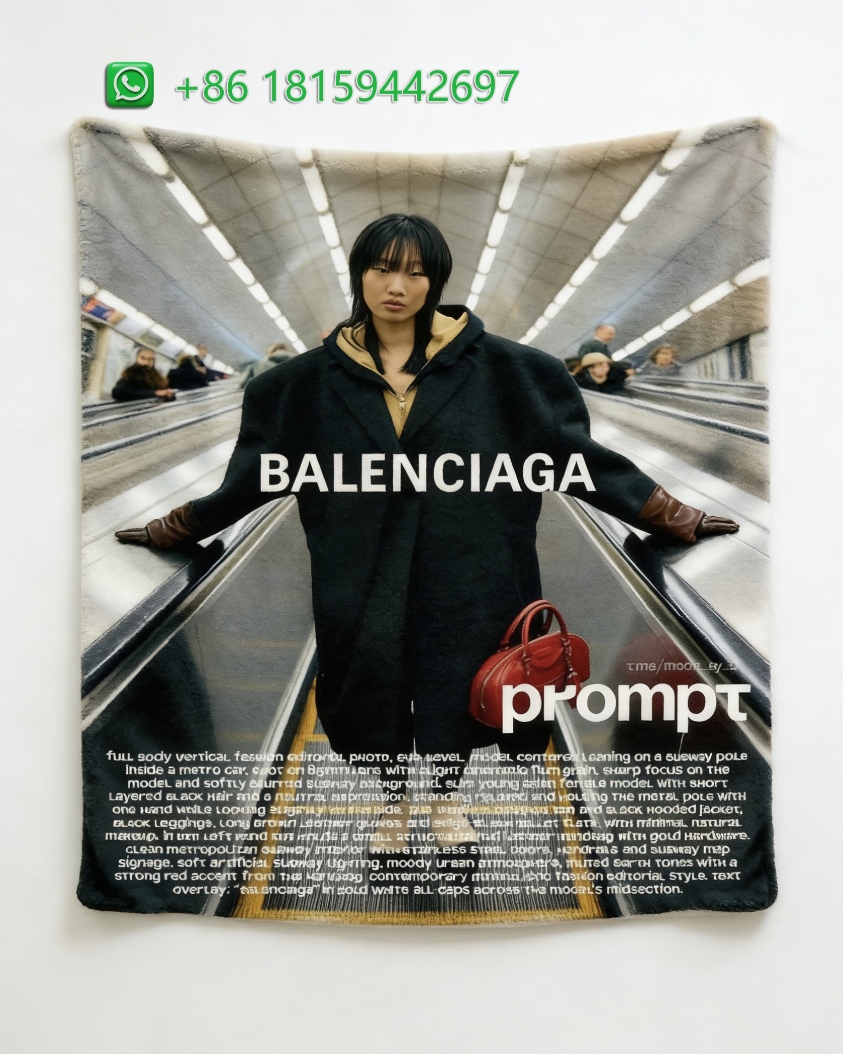 Balenciaga Throw Blankets